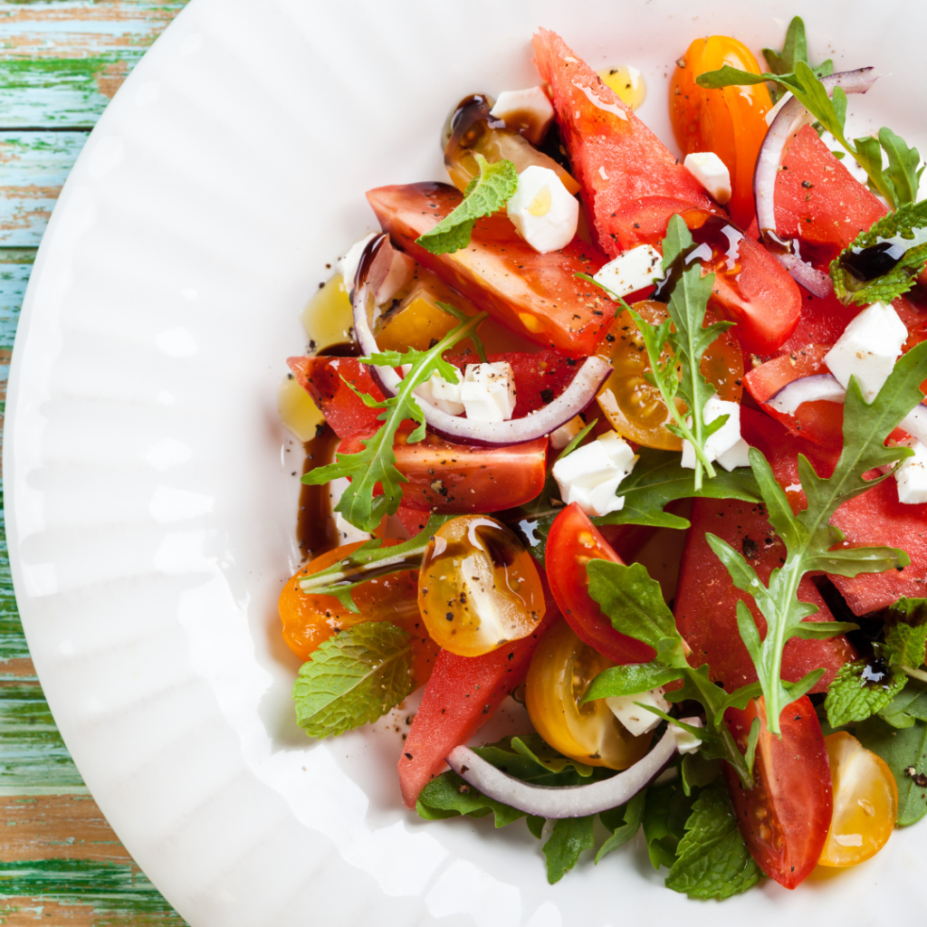 Summer Rosé and Watermelon Salad